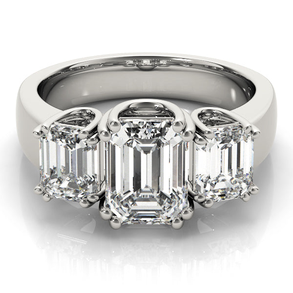 Emerald Cut Engagement Ring M83610