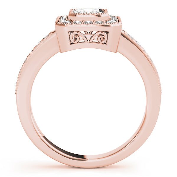 Emerald Cut Engagement Ring M83650-B
