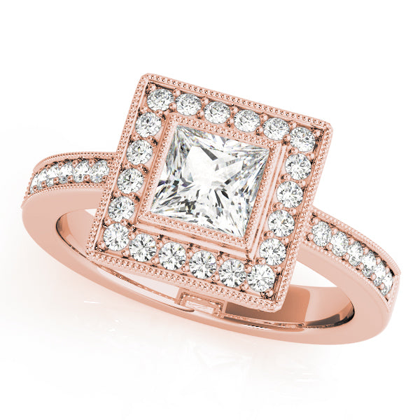 Square Engagement Ring M83651