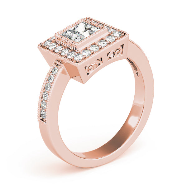 Square Engagement Ring M83651
