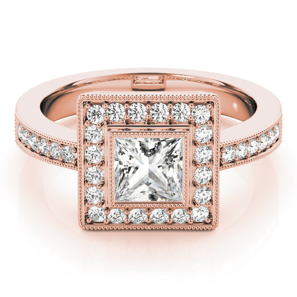 Square Engagement Ring M83651