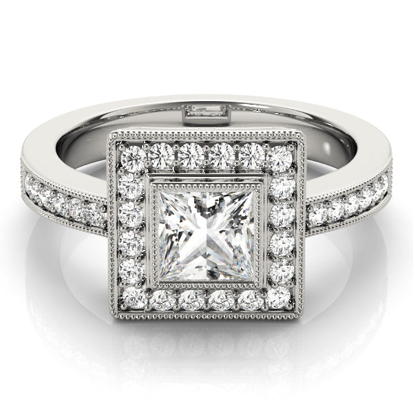 Square Engagement Ring M83651