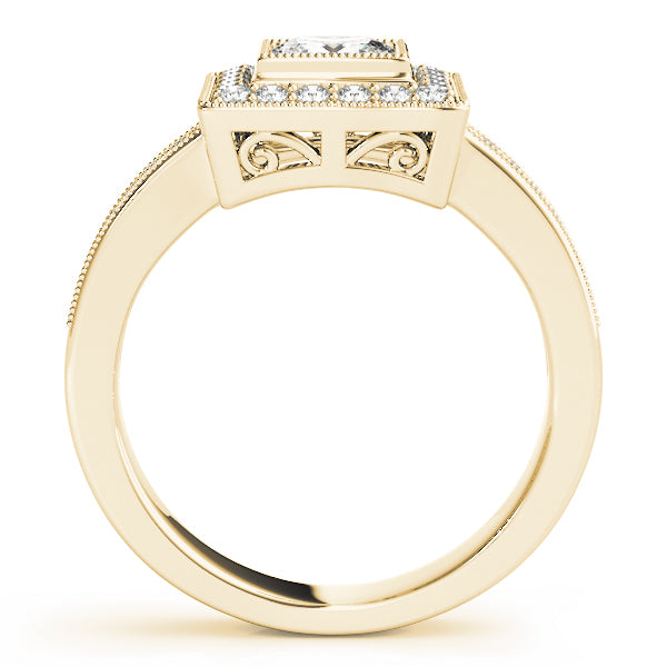 Square Engagement Ring M83651