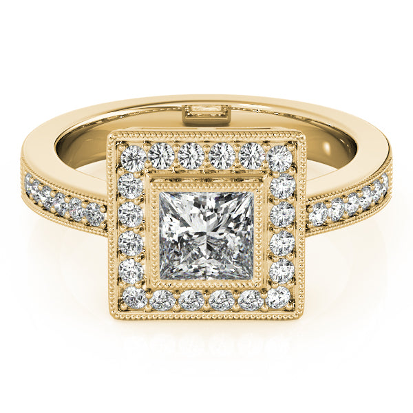 Square Engagement Ring M83651