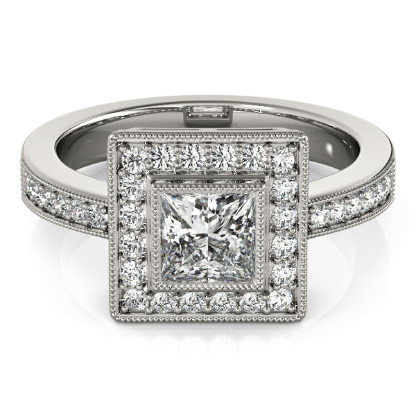 Square Engagement Ring M83651