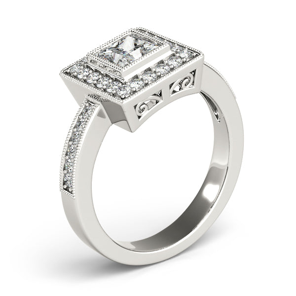 Square Engagement Ring M83651