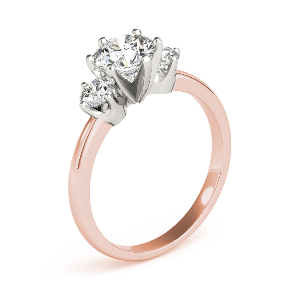 Round Engagement Ring M83707-1/3