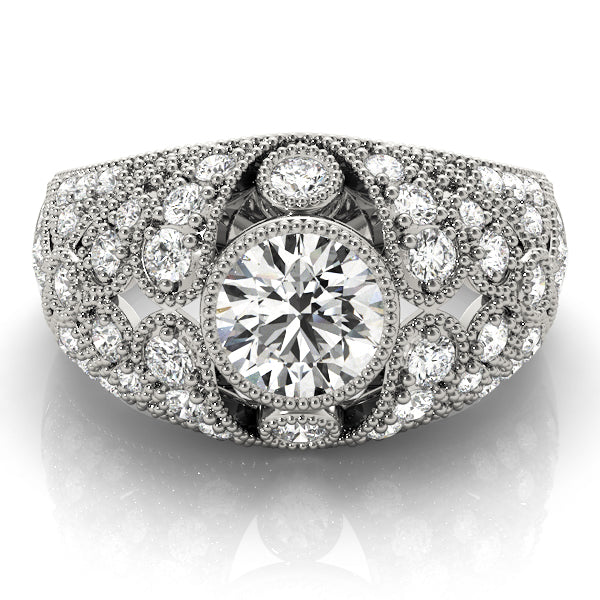 Round Engagement Ring M83714