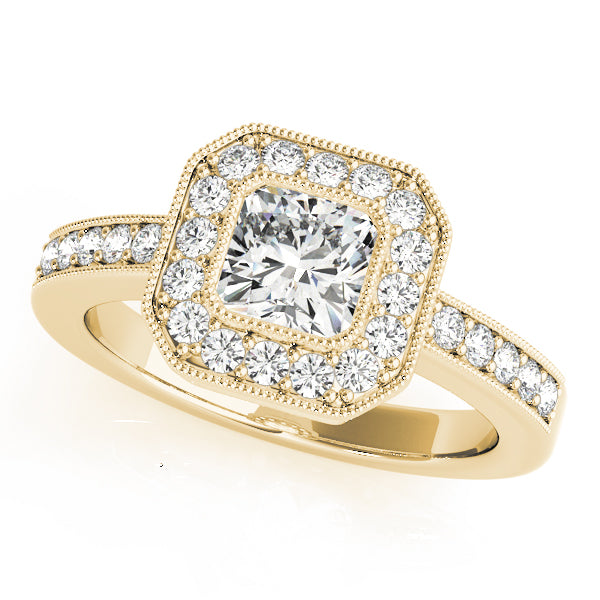 Cushion Engagement Ring M83755