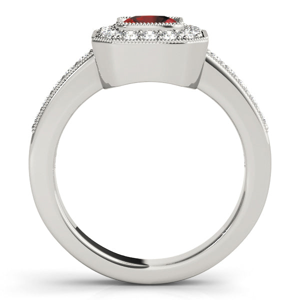 Cushion Engagement Ring M83755