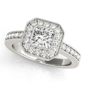 Cushion Engagement Ring M83755