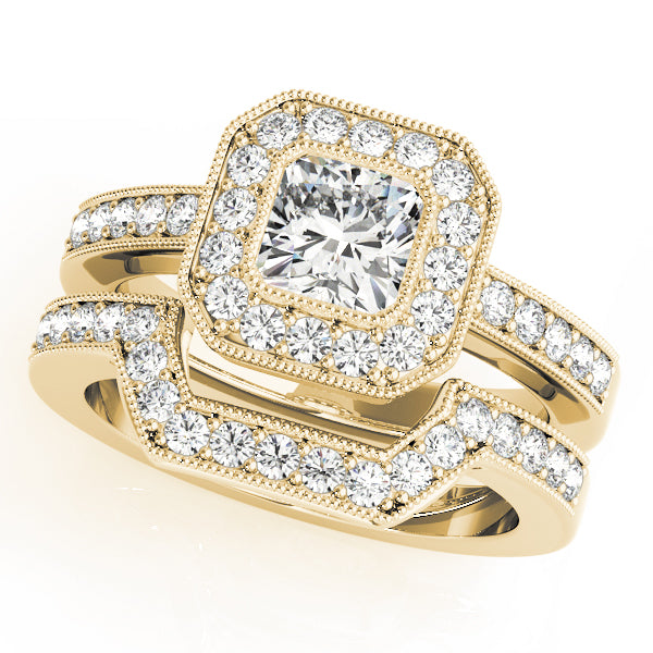Cushion Engagement Ring M83755