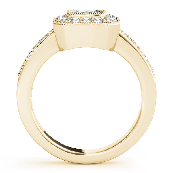 Cushion Engagement Ring M83755