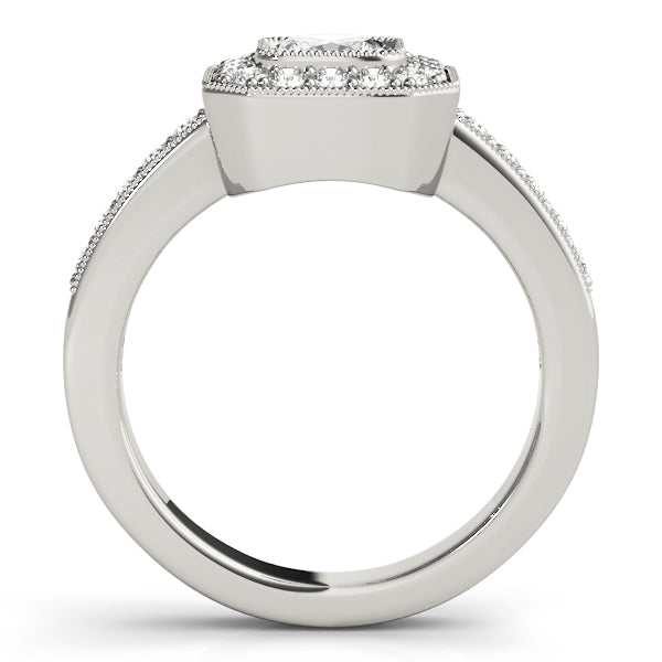 Cushion Engagement Ring M83755