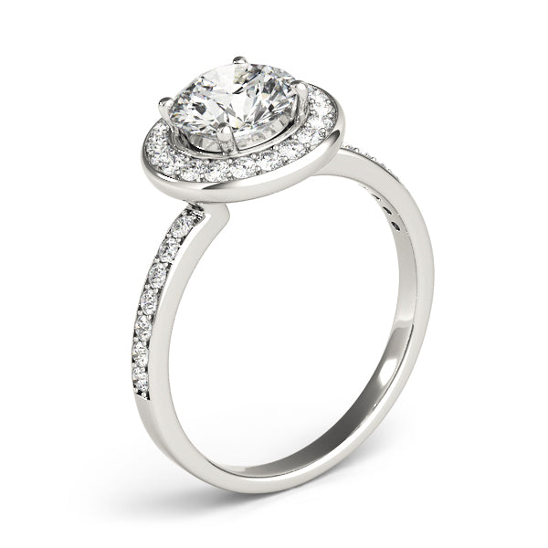 Round Engagement Ring M83872-11/4