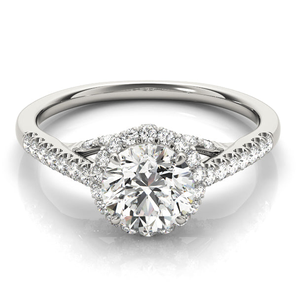 Round Engagement Ring M83884