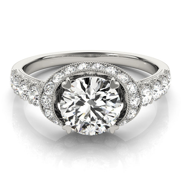 Round Engagement Ring M83890