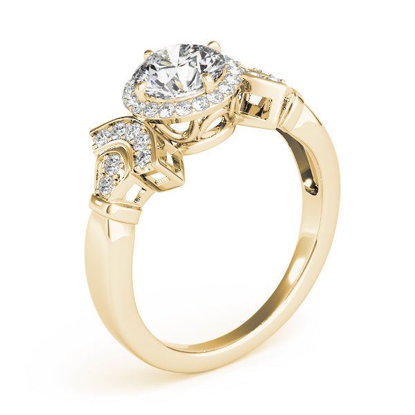 Round Engagement Ring M84053