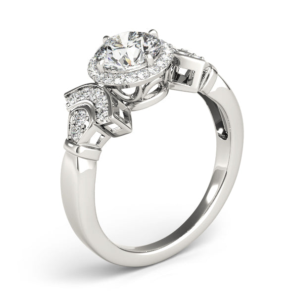 Round Engagement Ring M84053