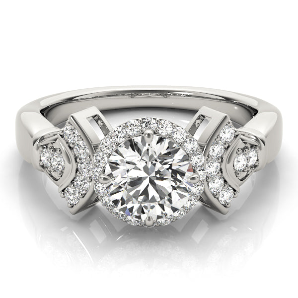 Round Engagement Ring M84053
