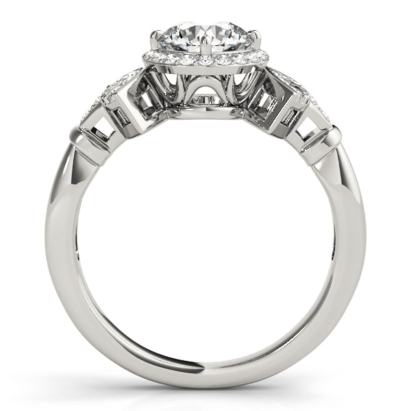 Round Engagement Ring M84053