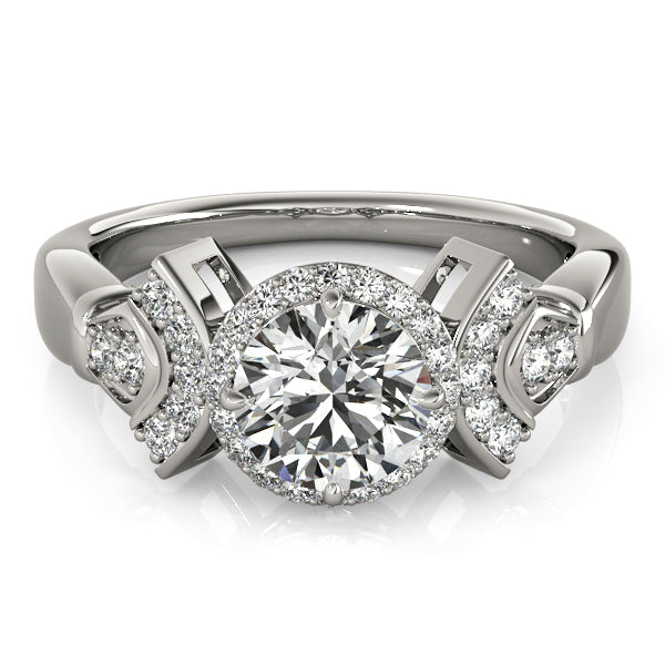 Round Engagement Ring M84053