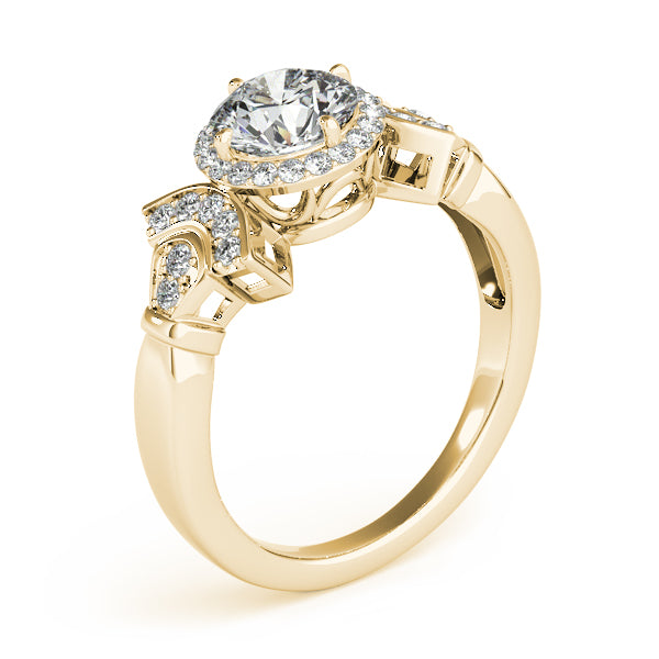 Round Engagement Ring M84053