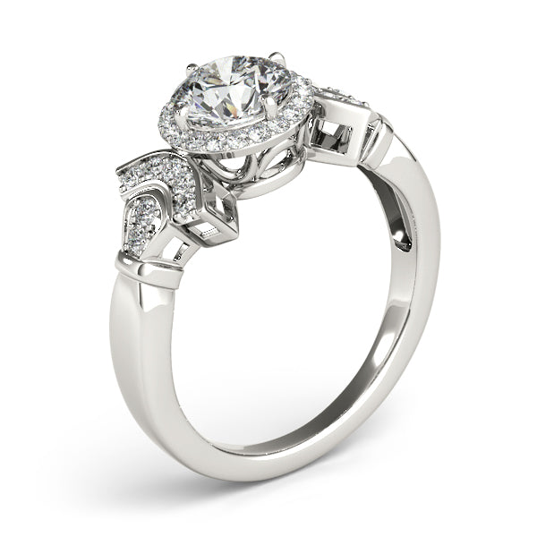 Round Engagement Ring M84053
