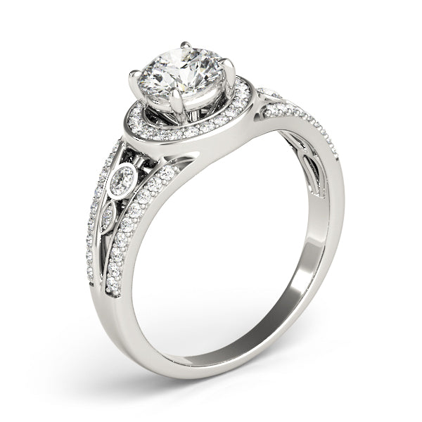 Round Engagement Ring M84058-3/4