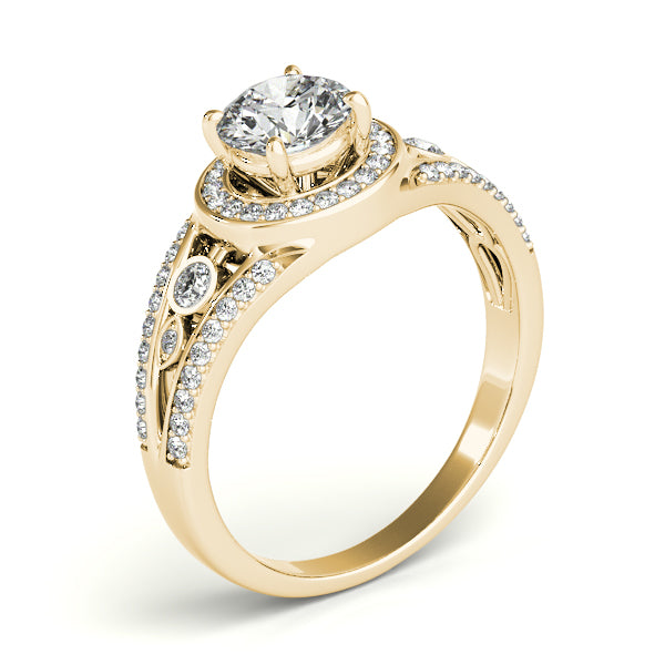 Round Engagement Ring M84058-3/4