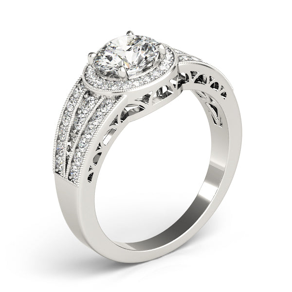 Round Engagement Ring M84059