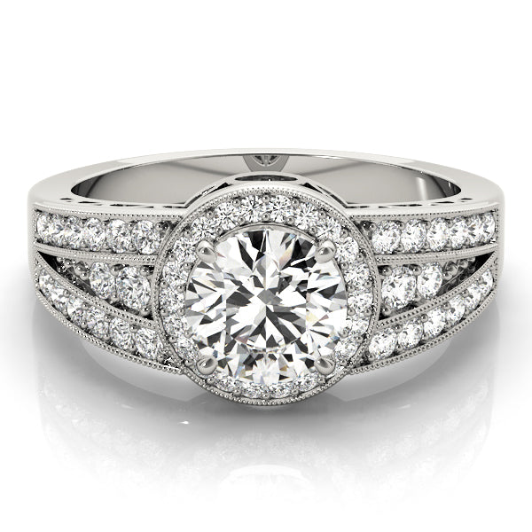 Round Engagement Ring M84059