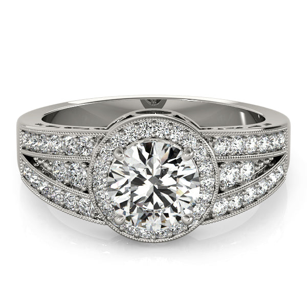 Round Engagement Ring M84059