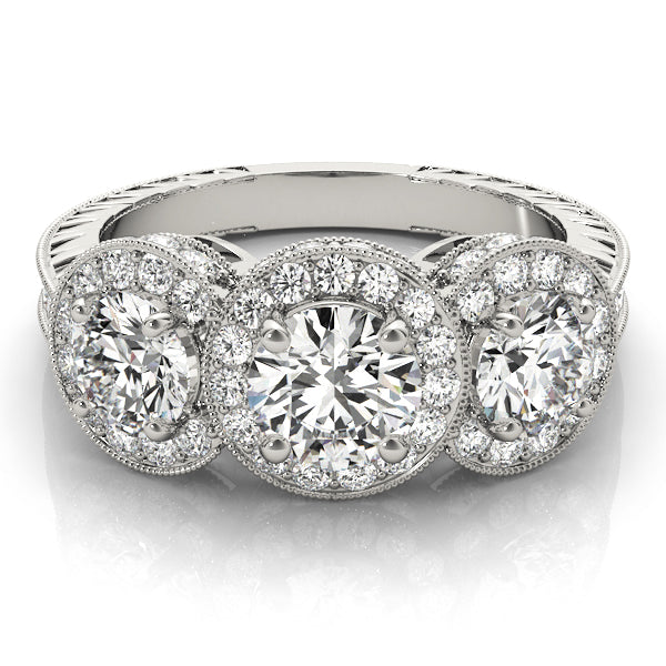Round Engagement Ring M84080