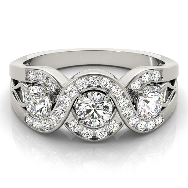 Round Engagement Ring M84119