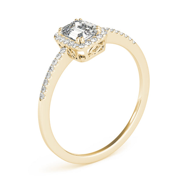 Emerald Cut Engagement Ring M84373-1
