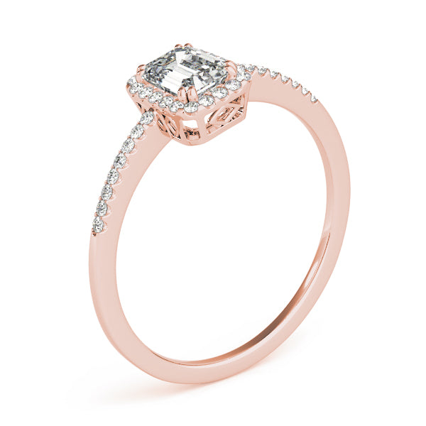Emerald Cut Engagement Ring M84373-1