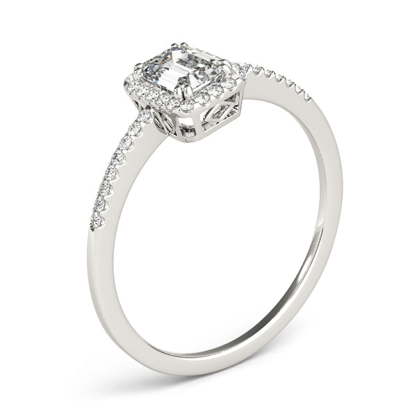 Emerald Cut Engagement Ring M84373-1