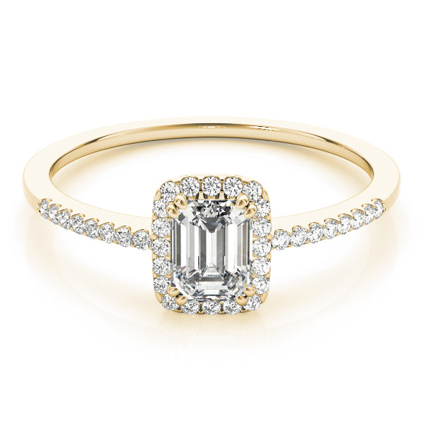 Emerald Cut Engagement Ring M84373-1