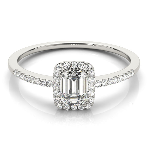 Emerald Cut Engagement Ring M84373-1
