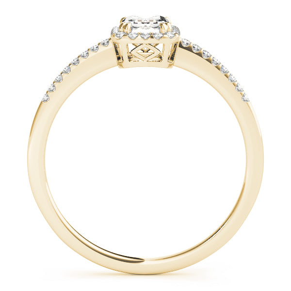 Emerald Cut Engagement Ring M84373-1