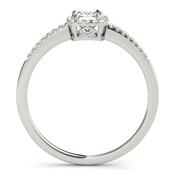 Emerald Cut Engagement Ring M84373-1