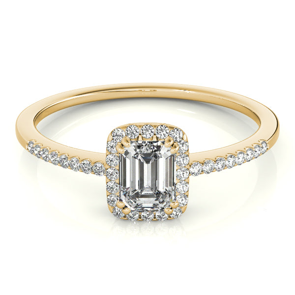 Emerald Cut Engagement Ring M84373-1