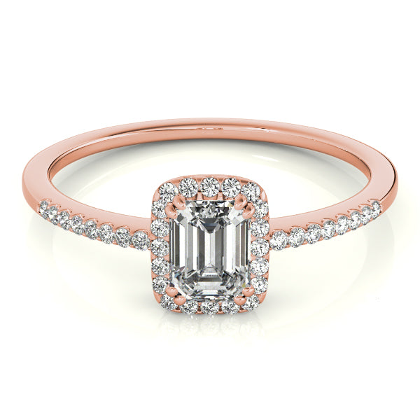 Emerald Cut Engagement Ring M84373-1
