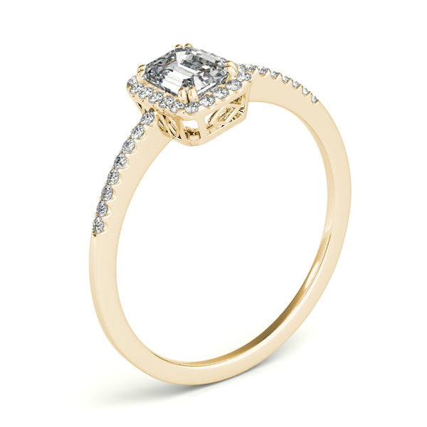 Emerald Cut Engagement Ring M84373-1