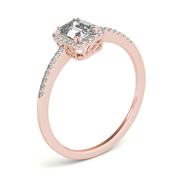 Emerald Cut Engagement Ring M84373-1
