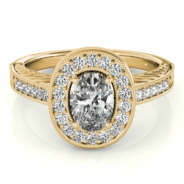 Oval Engagement Ring M84512-6X4