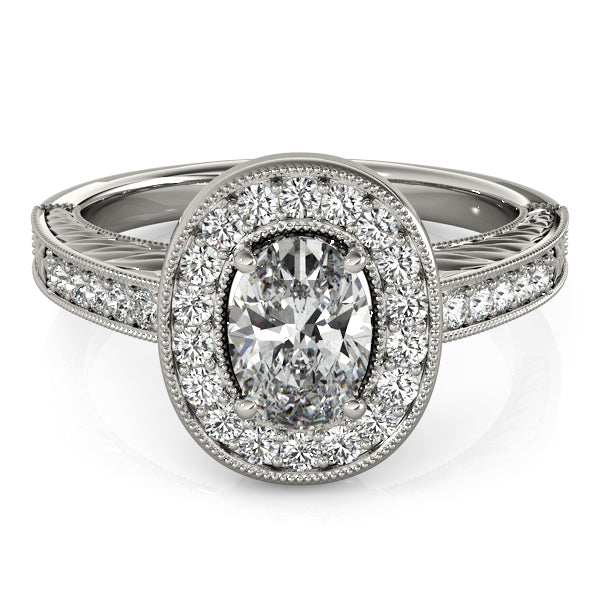 Oval Engagement Ring M84512-6X4
