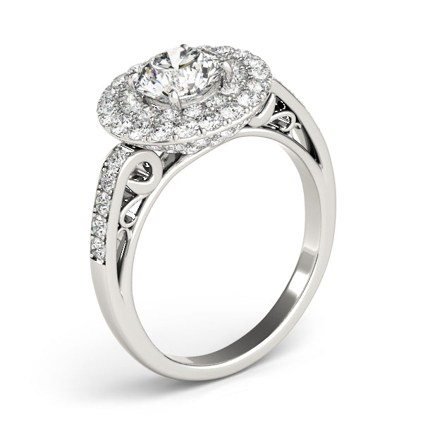 Round Engagement Ring M84598