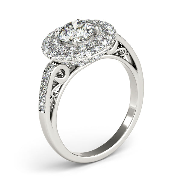 Round Engagement Ring M84598